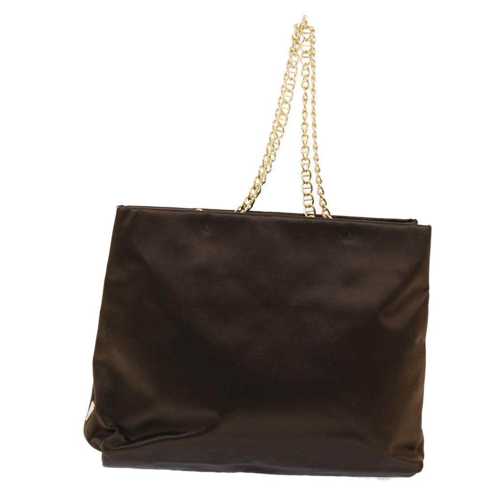 PRADA Chain Shoulder Bag Velor Brown  bs7265
