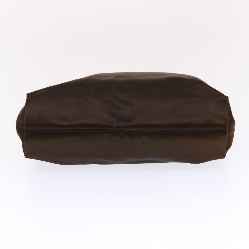 PRADA Chain Shoulder Bag Velor Brown  bs7265