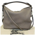 Burberry Shoulder Ledbury Grain Leather Hobo Bag