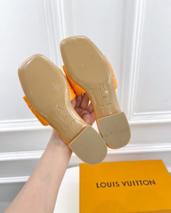 louis vuitton Women's Revival Flat Mule Orange For Women