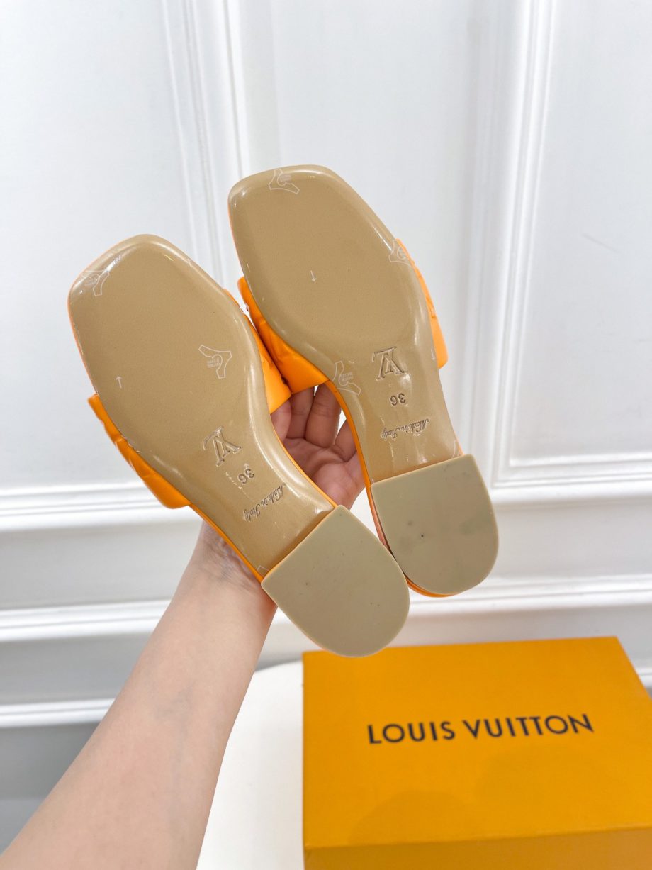louis vuitton Women's Revival Flat Mule Orange For Women
