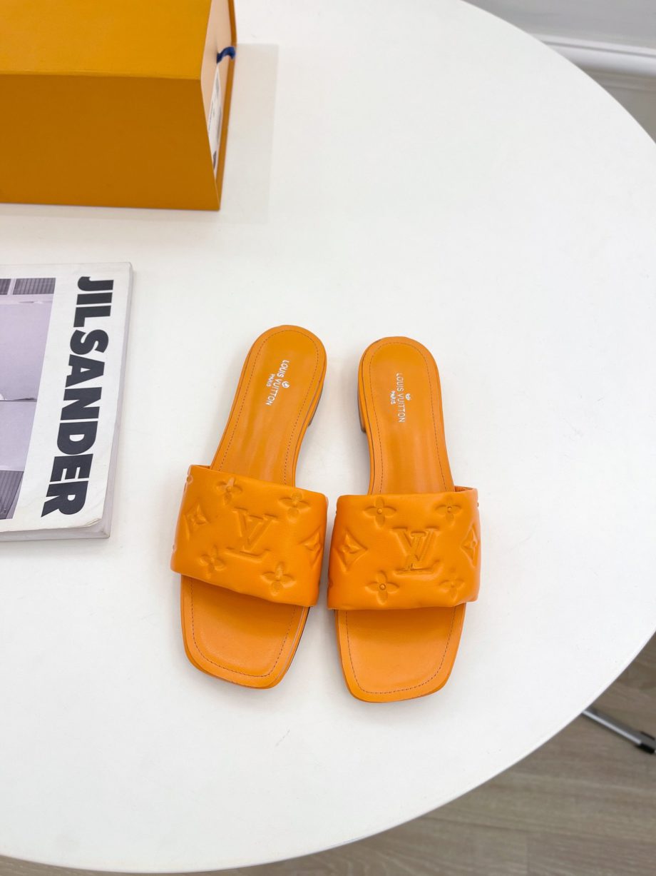 louis vuitton Women's Revival Flat Mule Orange For Women
