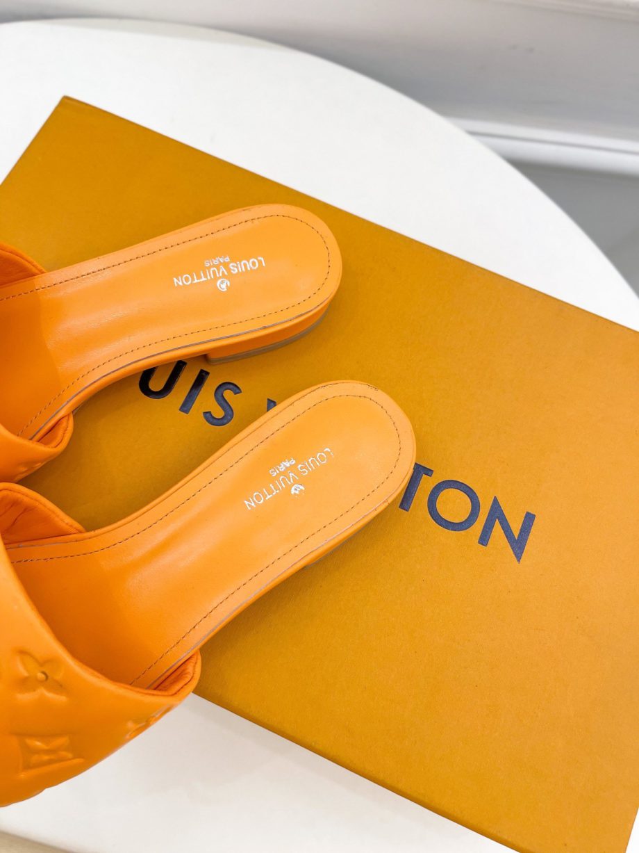 louis vuitton Women's Revival Flat Mule Orange For Women