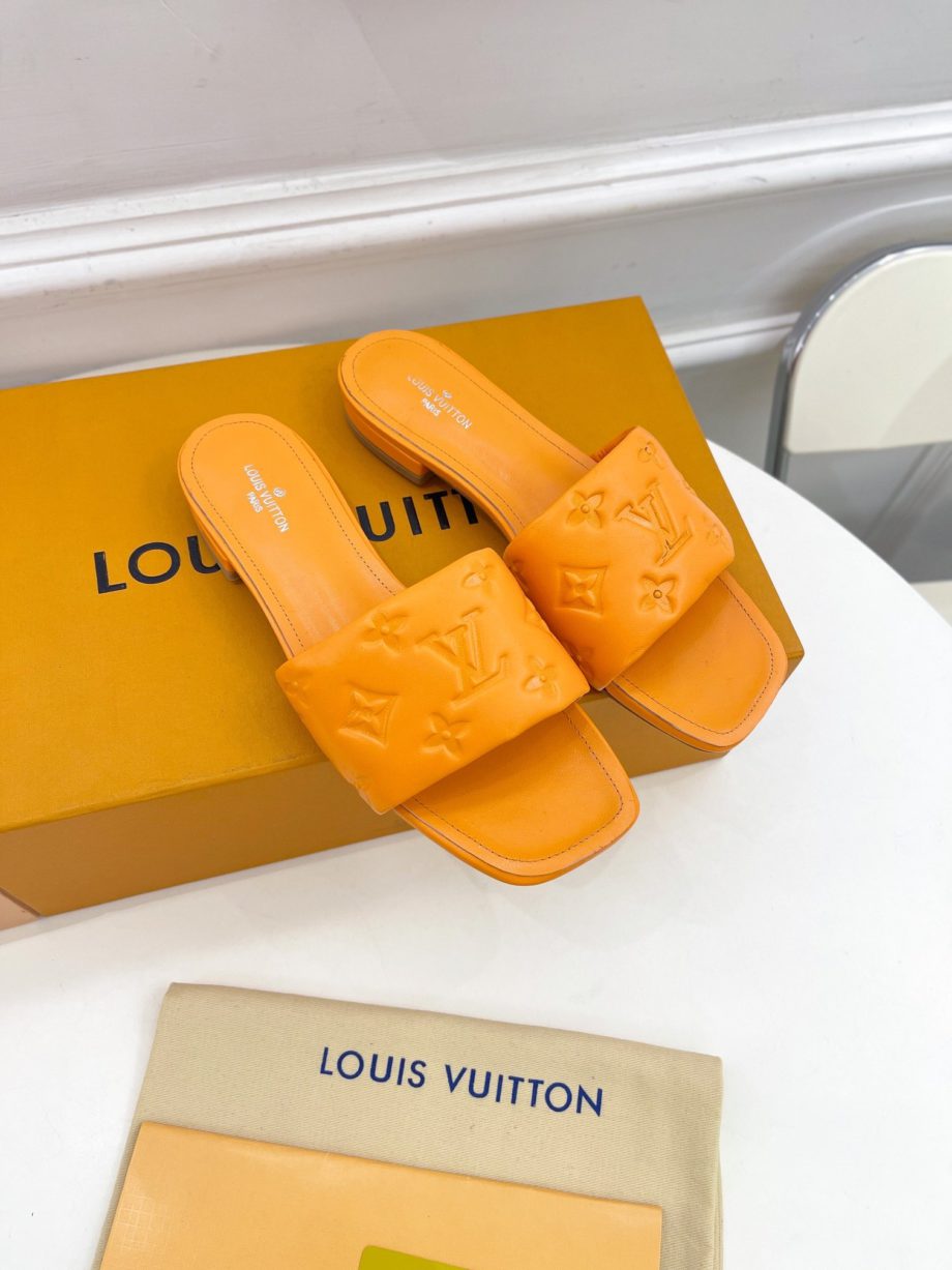louis vuitton Women's Revival Flat Mule Orange For Women
