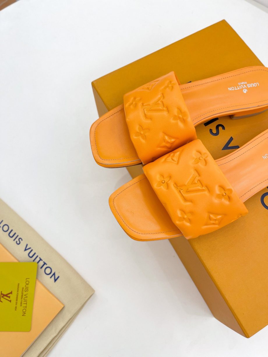 louis vuitton Women's Revival Flat Mule Orange For Women