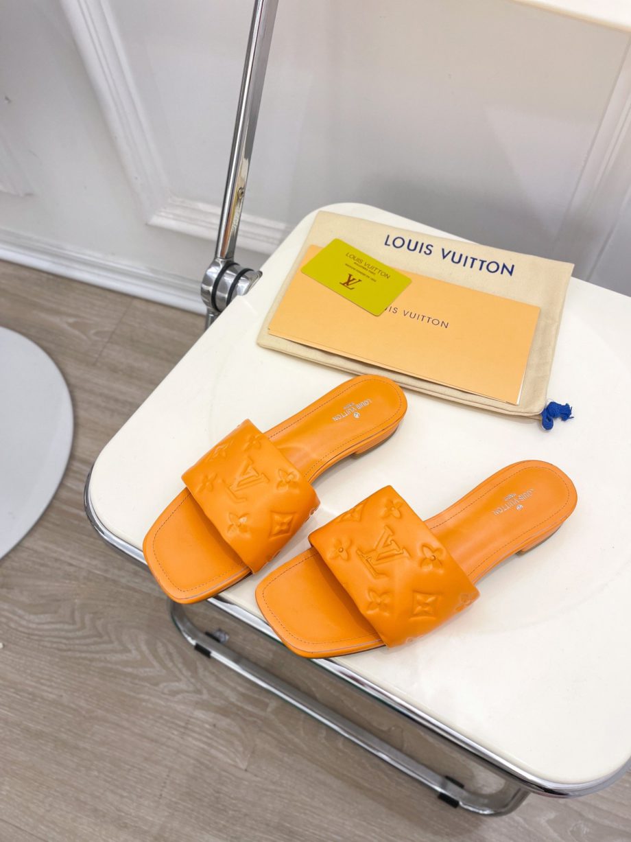 louis vuitton Women's Revival Flat Mule Orange For Women