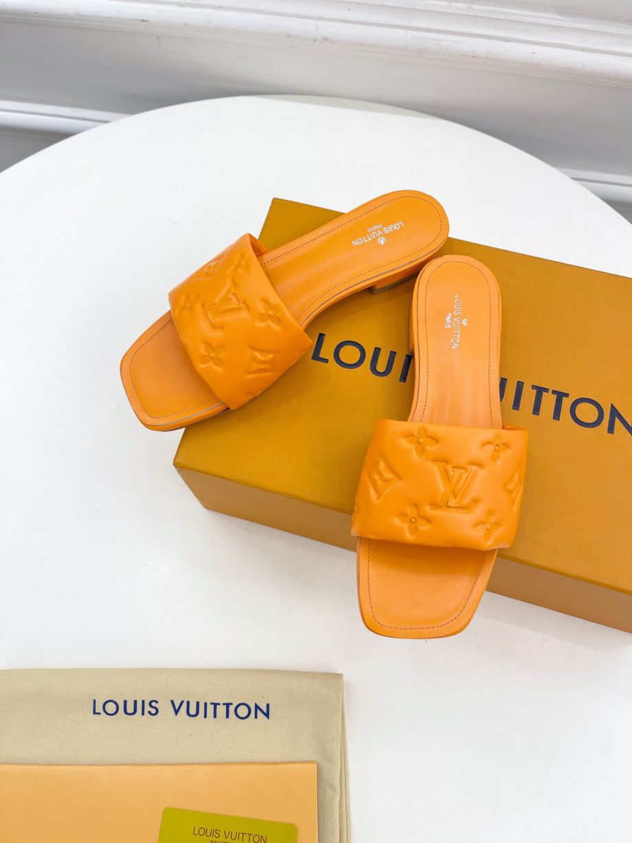louis vuitton Women's Revival Flat Mule Orange For Women
