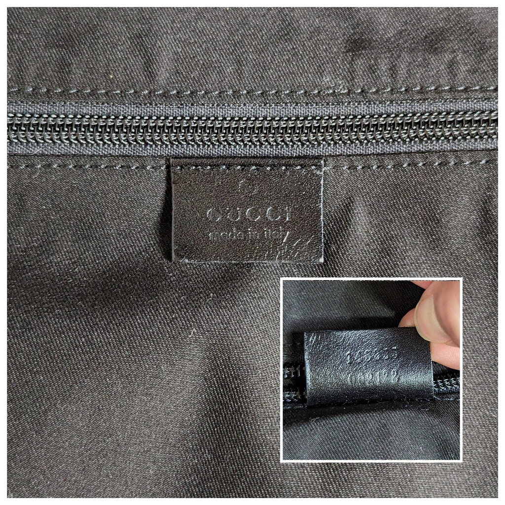 Gucci Black Nylon GG Monogram Garment Hobo