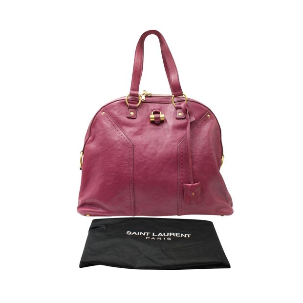 SAINT LAURENT Purple Muse Bag