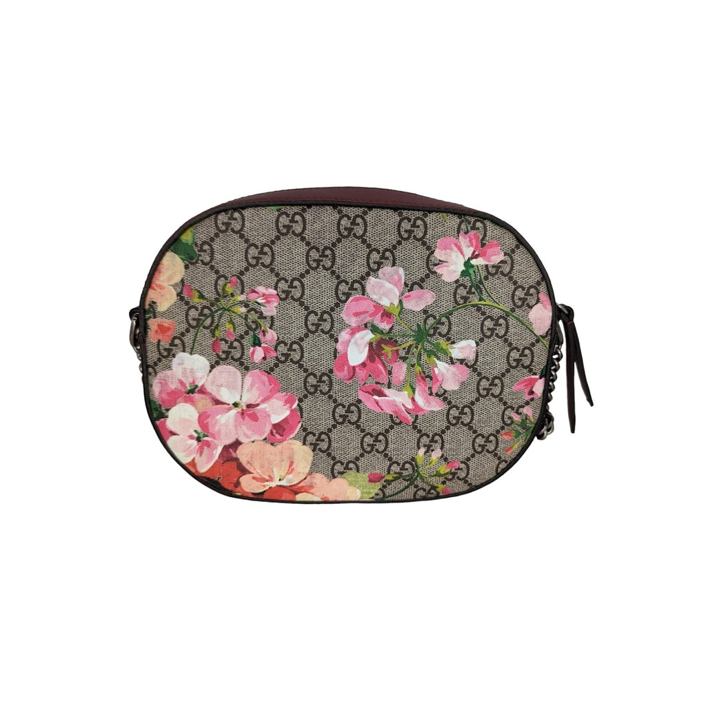 Gucci GG Supreme Blooms Mini Chain Shoulder Bag