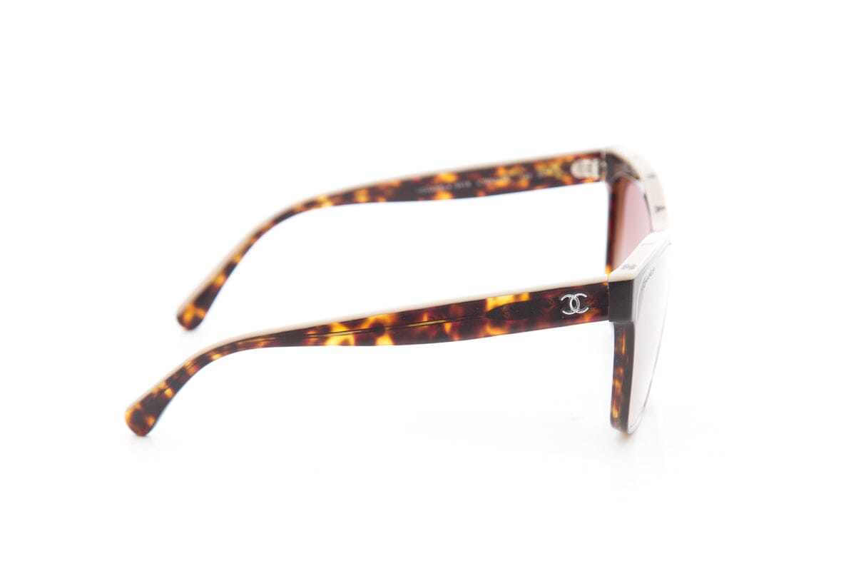Chanel Brown Square Sunglasses
