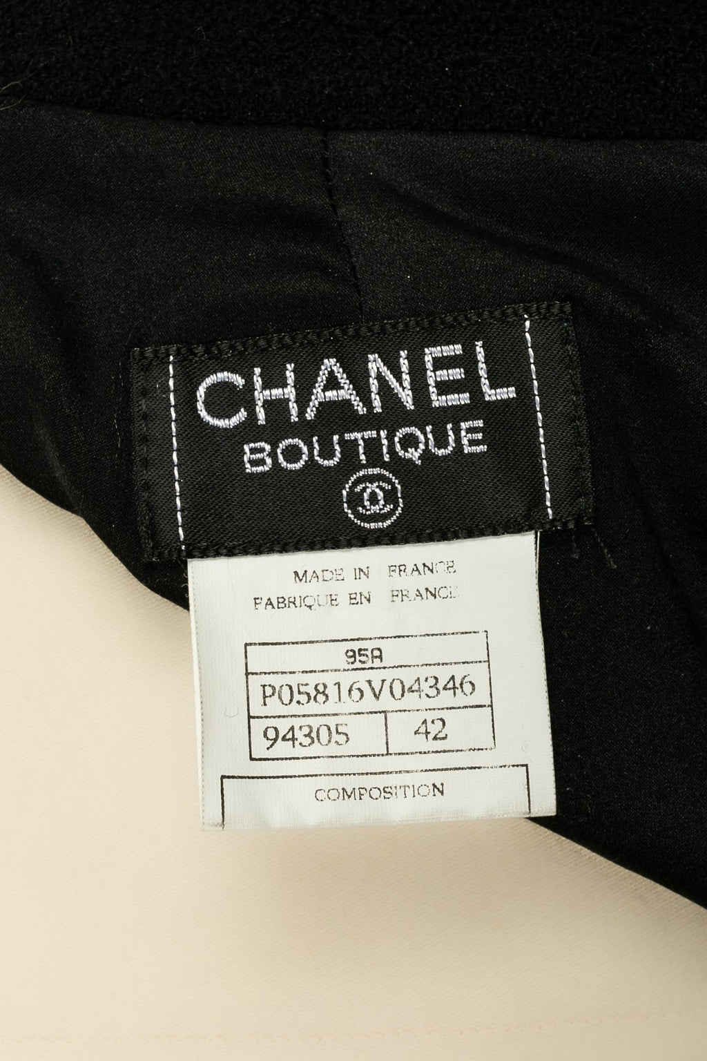 Ensemble tailleur Chanel 1995