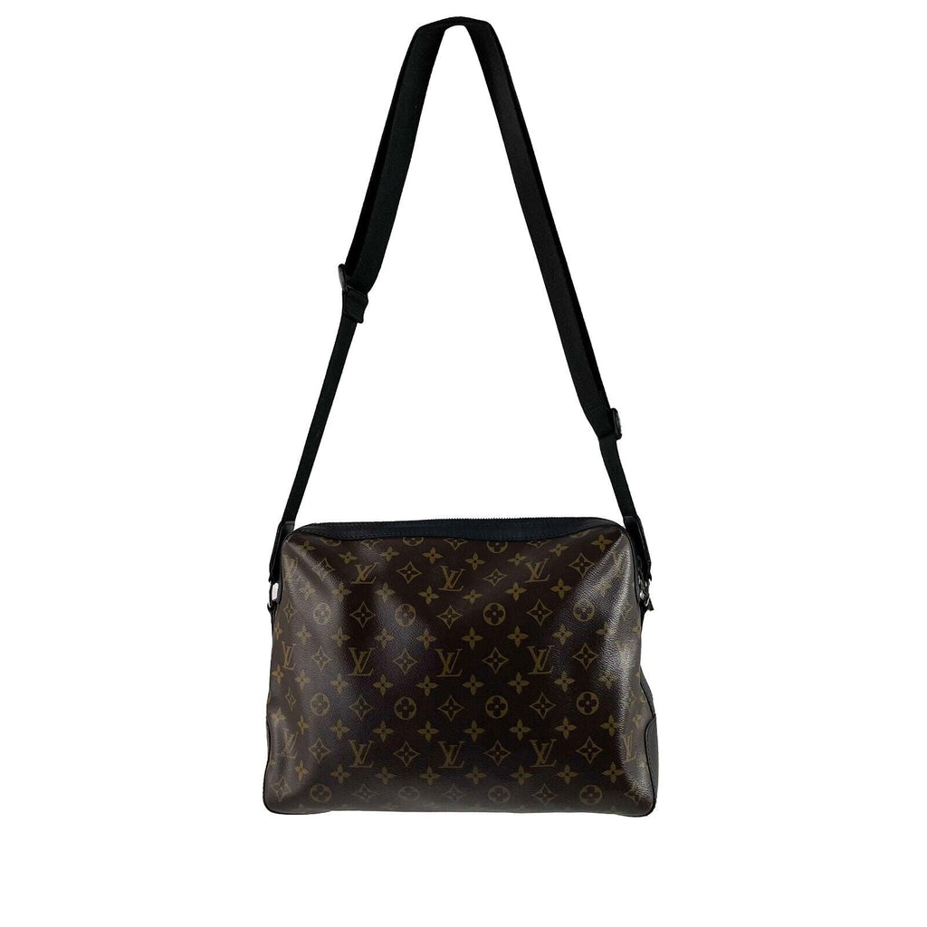 LOUIS VUITTON Monogram Macassar Torres Messenger Brown Handbag
