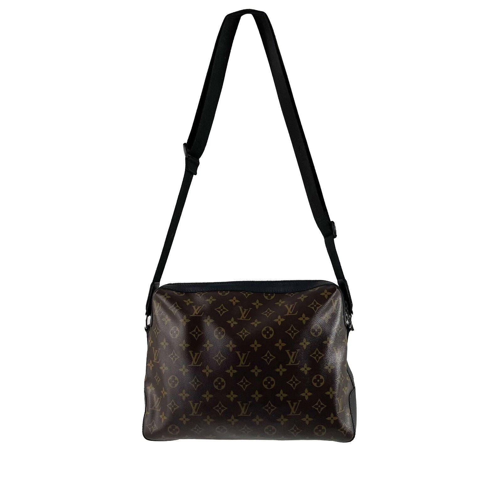 LOUIS VUITTON Monogram Macassar Torres Messenger Brown Handbag