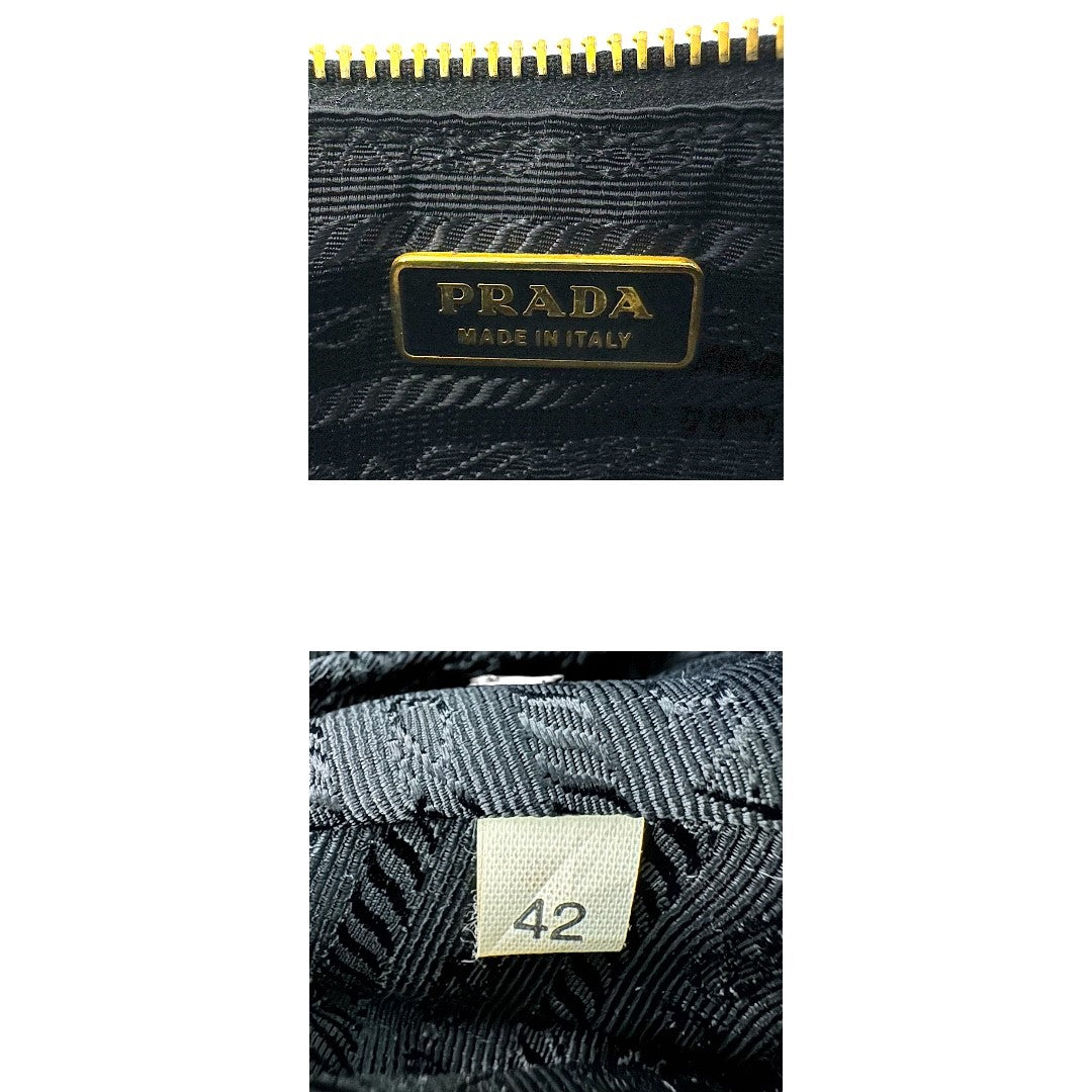 Prada Tessuto Nylon Chevron Quilted Mini Bag