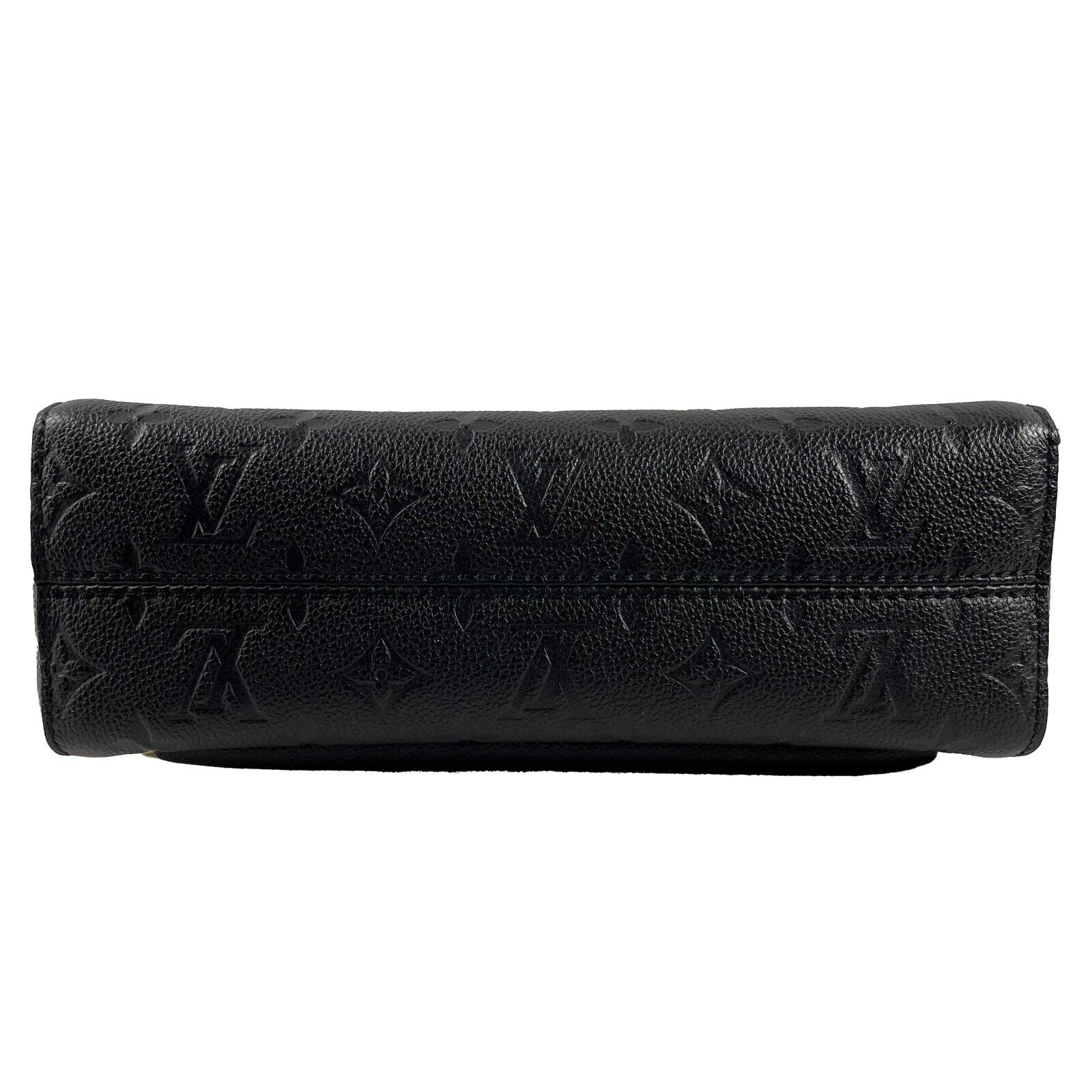 LOUIS VUITTON Excellent Monogram Empreinte Vavin PM Black Handbag