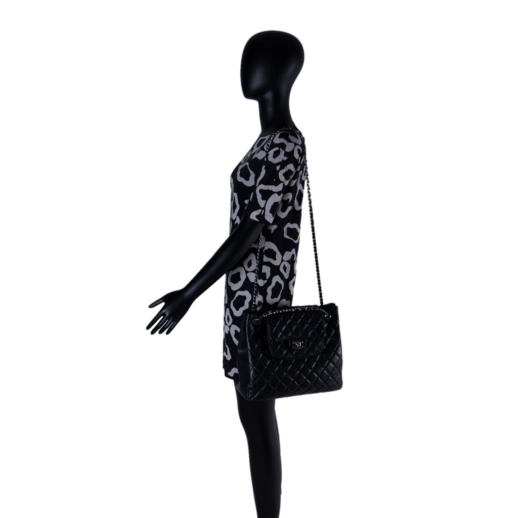 Chanel Paris-Edinburgh Quilted Flap Tote