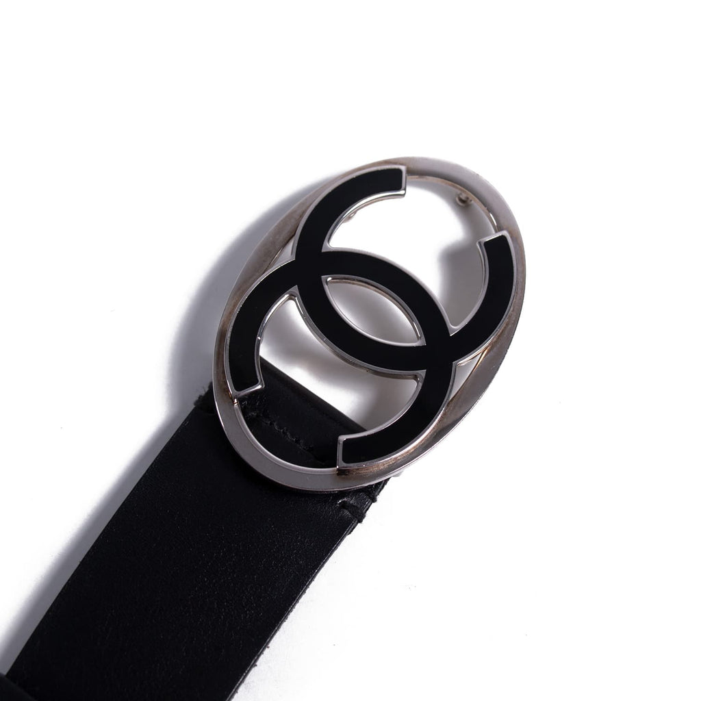 Chanel CC Leather Belt