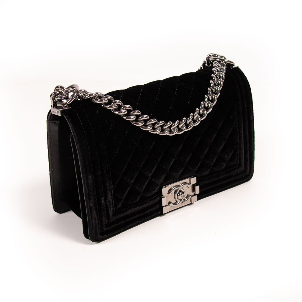 Chanel Medium Velvet Boy Bag