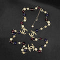 Chanel Multicolor CC Long Necklace