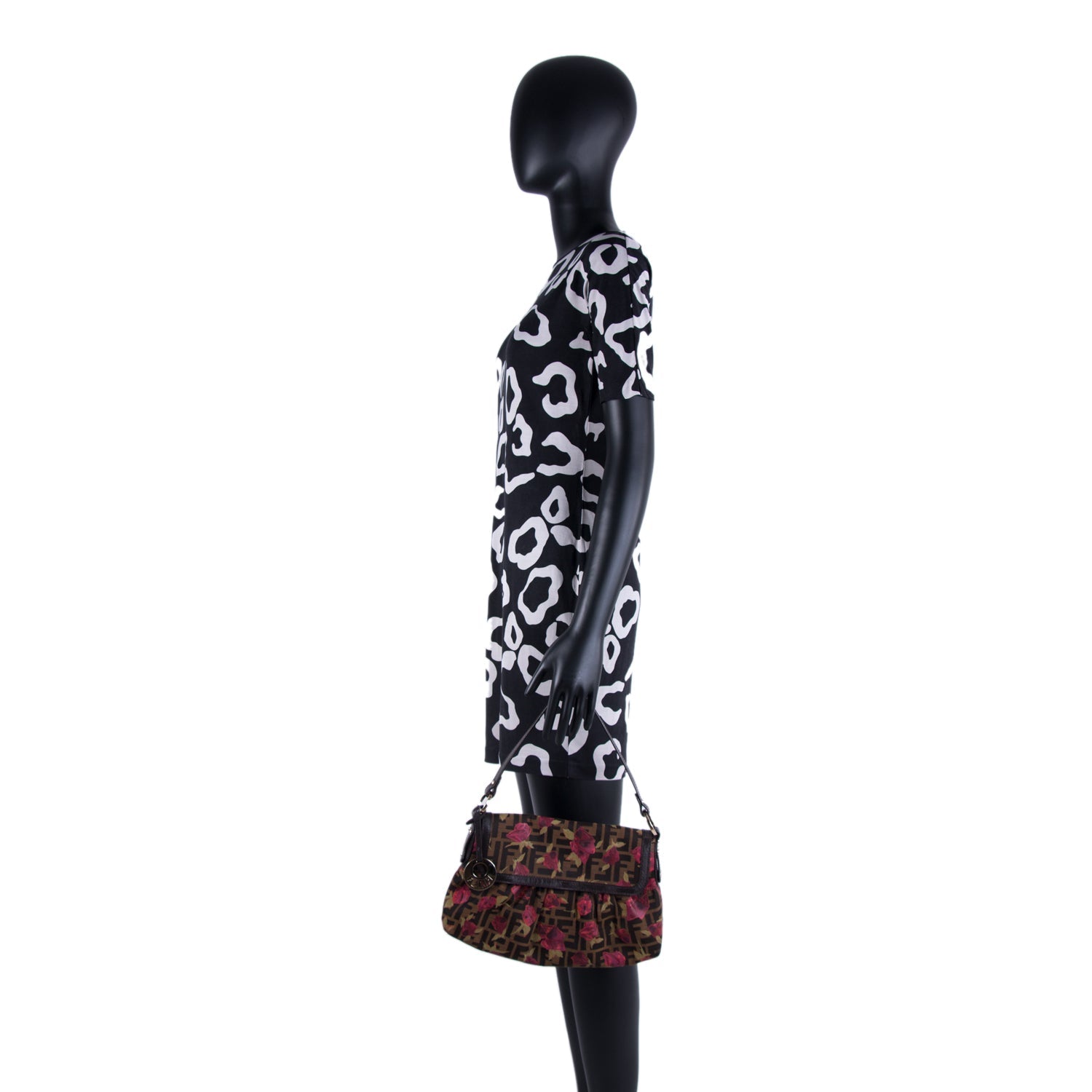 Fendi Zucca Floral Chef Bag