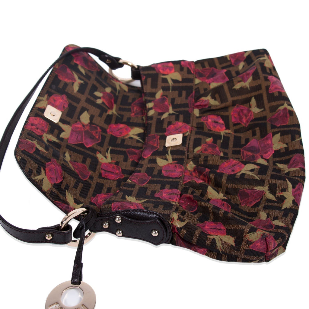 Fendi Zucca Floral Chef Bag