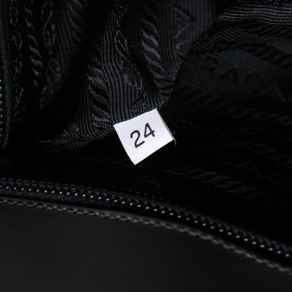 PRADA Tote Bag Patent Leather Gray  cl230