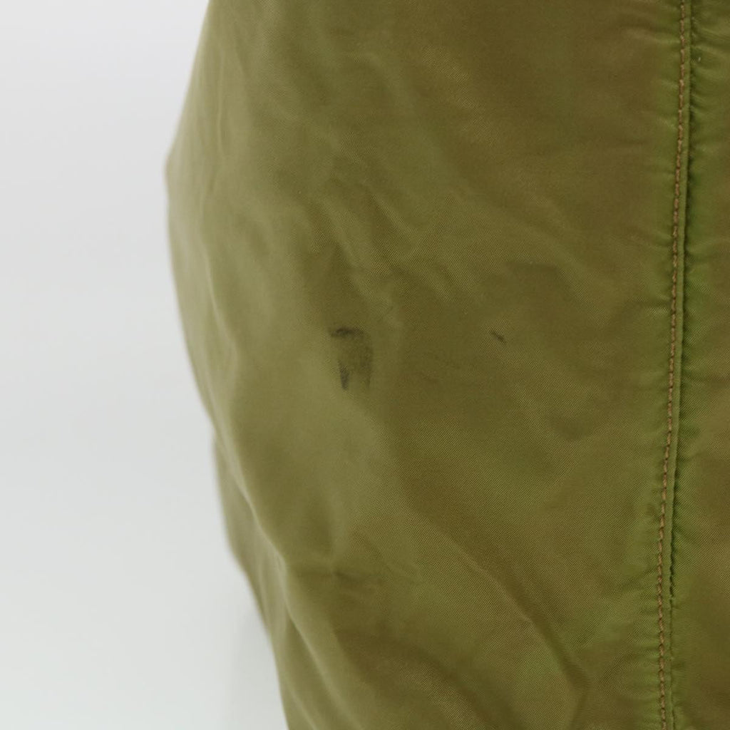 PRADA Hand Bag Nylon Khaki  cl412