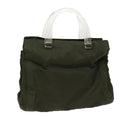PRADA Hand Bag Nylon Khaki  cl475