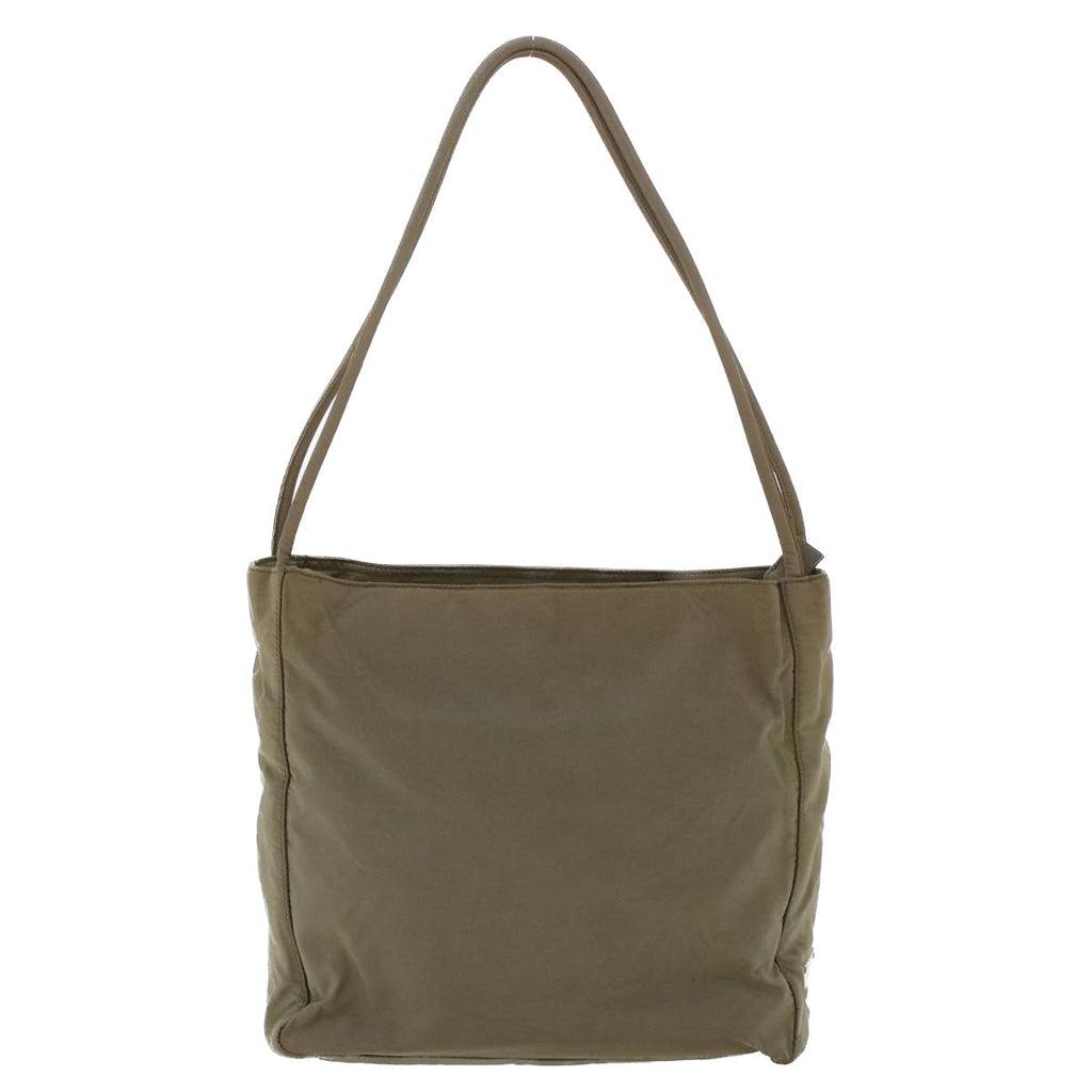 PRADA Shoulder Bag Nylon Khaki  cl556