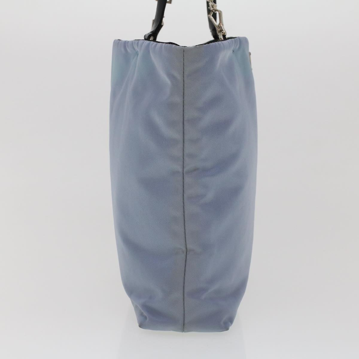 PRADA Hand Bag Nylon Light Blue  cl559
