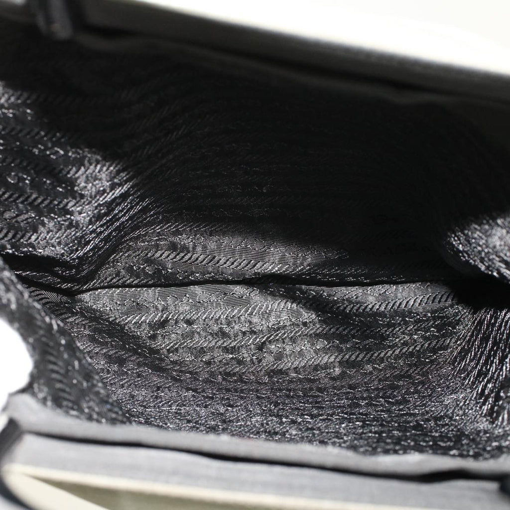 PRADA Hand Bag Nylon Gray  cl560