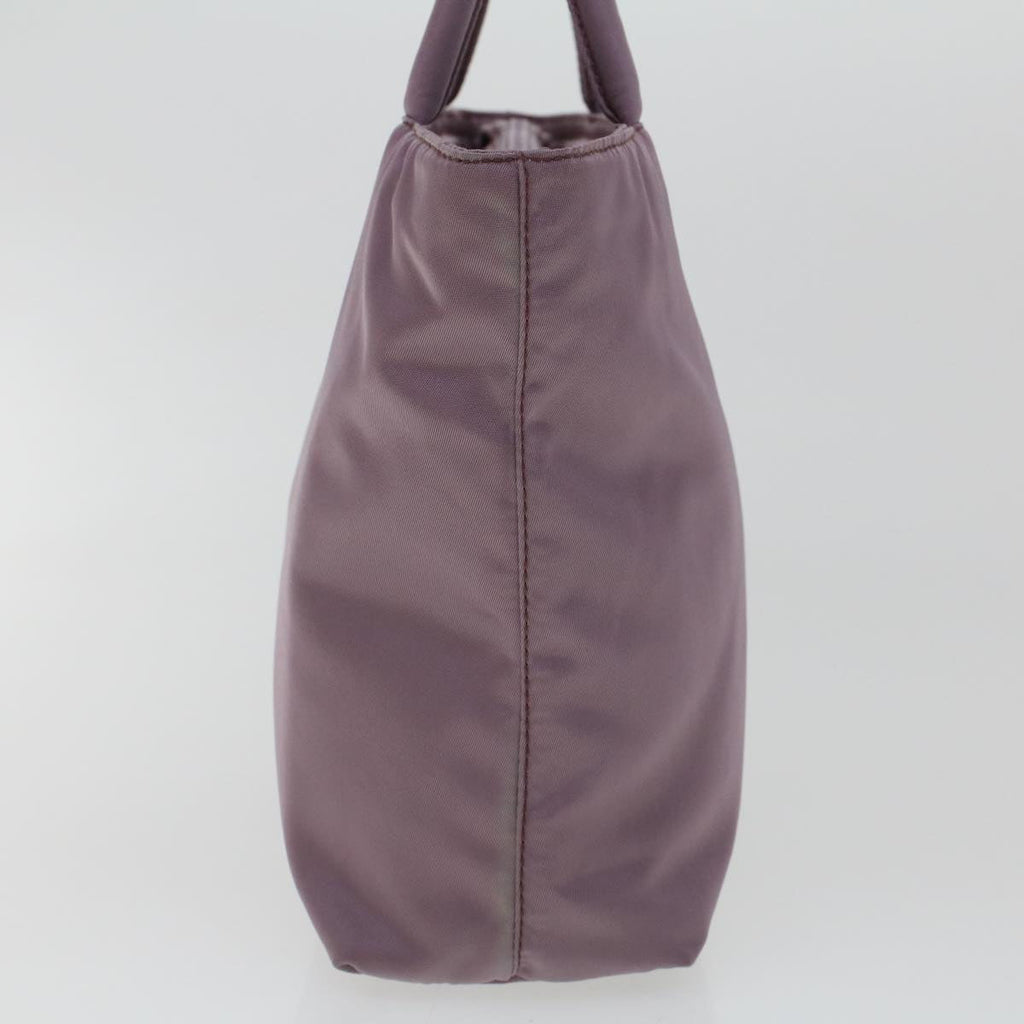 PRADA Hand Bag Nylon Purple  cl574