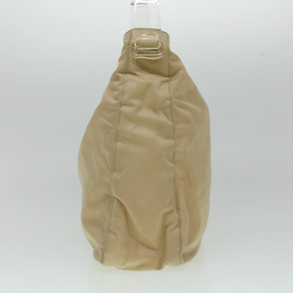 PRADA Shoulder Bag Nylon Beige  cl581