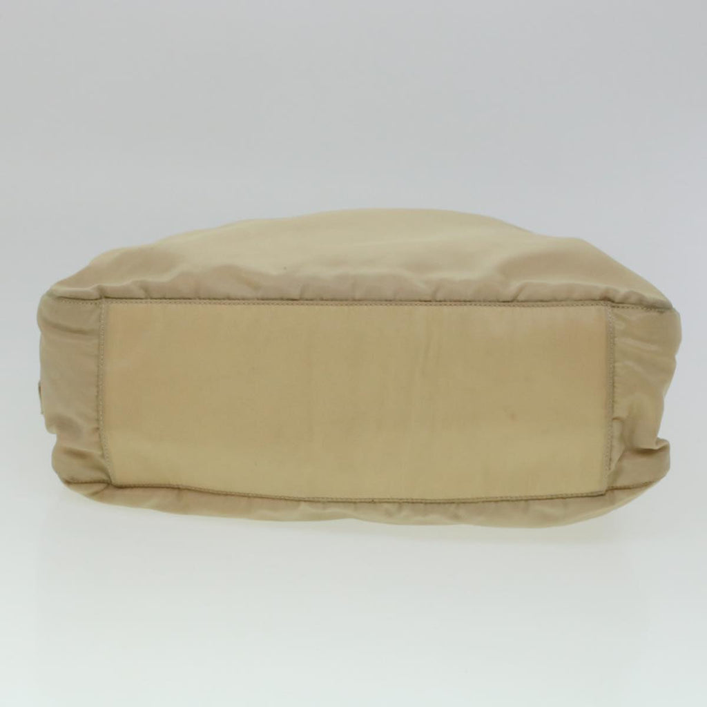 PRADA Shoulder Bag Nylon Beige  cl581