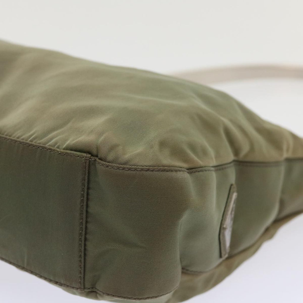 PRADA Shoulder Bag Nylon Khaki  cl628