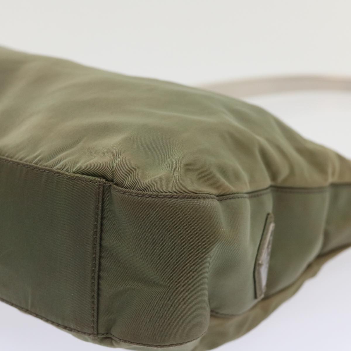 PRADA Shoulder Bag Nylon Khaki  cl628