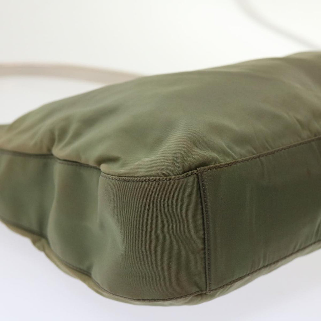 PRADA Shoulder Bag Nylon Khaki  cl628