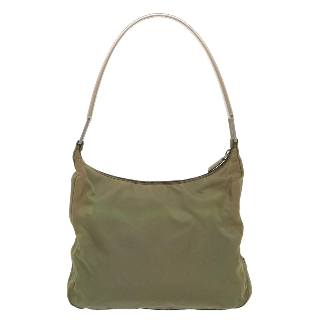 PRADA Shoulder Bag Nylon Khaki  cl628