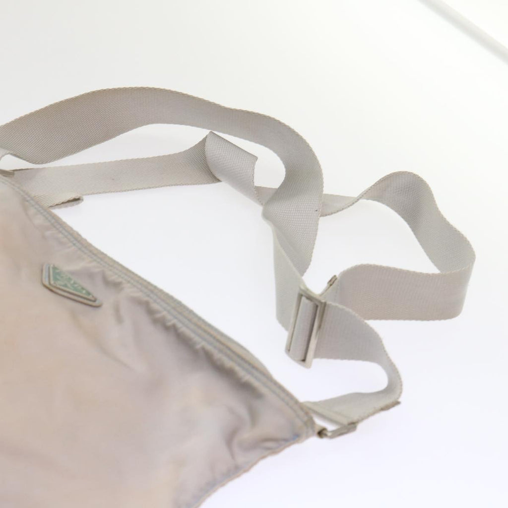 PRADA Shoulder Bag Nylon Gray  cl632
