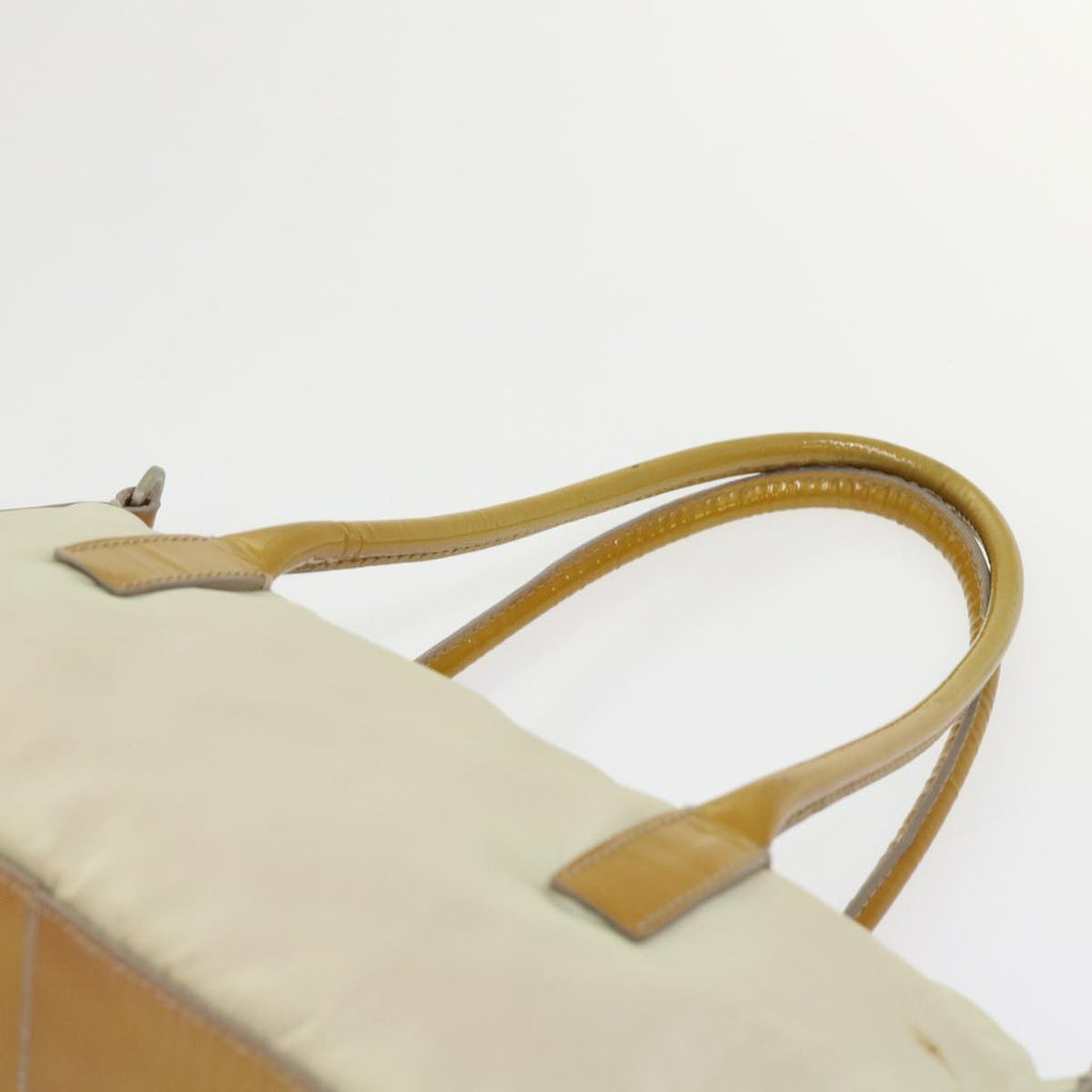 PRADA Hand Bag Nylon 2way Shoulder Bag Beige  cl637