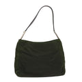 PRADA Shoulder Bag Nylon Green  cl654