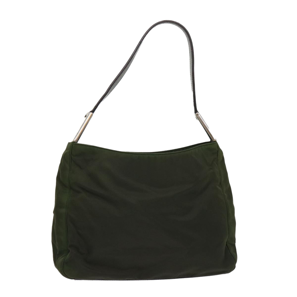 PRADA Shoulder Bag Nylon Green  cl654