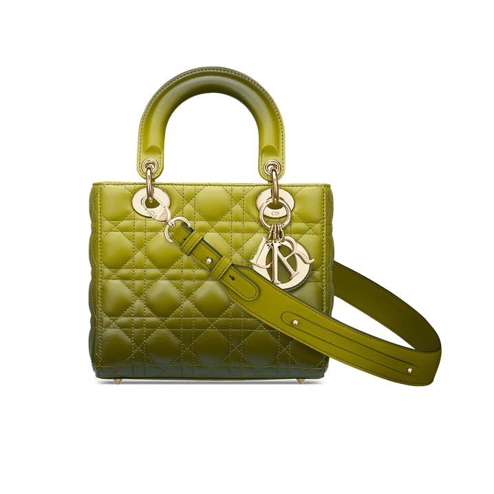 Lady Dior My ABCD Bag Lime Gradient Cannage Lambskin