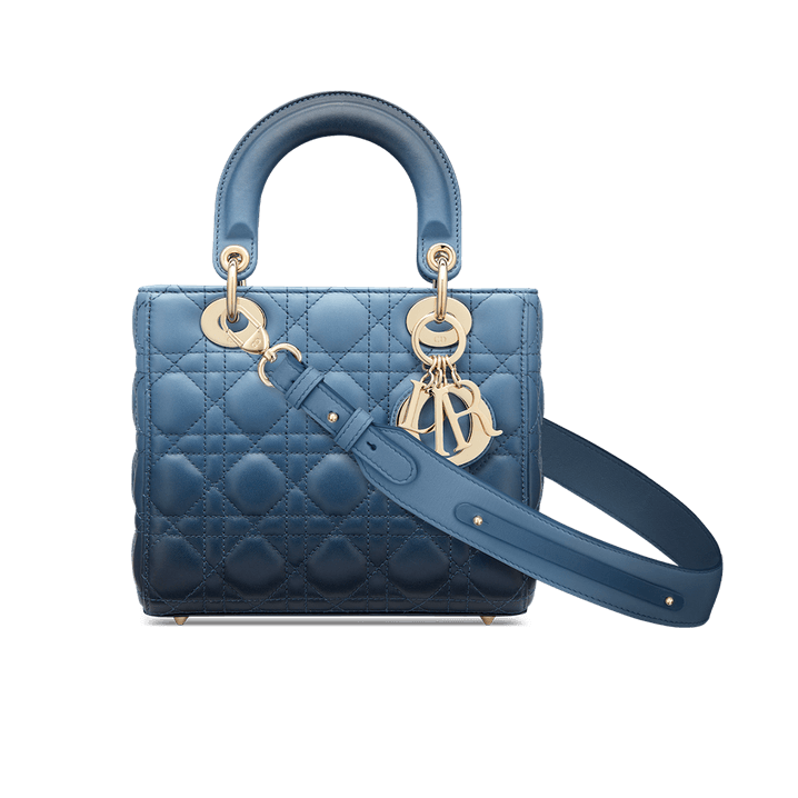 Lady Dior My ABCD Bag Indigo Blue Gradient Cannage Lambskin