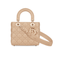 LADY Dior MY ABCD BAG Beige Cannage Lambskin