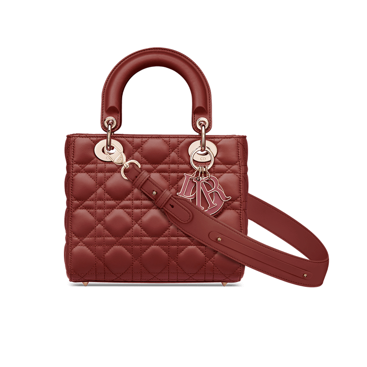 Lady Dior My ABCD Bag Brick Red Cannage Lambskin