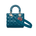 Lady Dior My ABCD Bag Steel Blue Cannage Lambskin