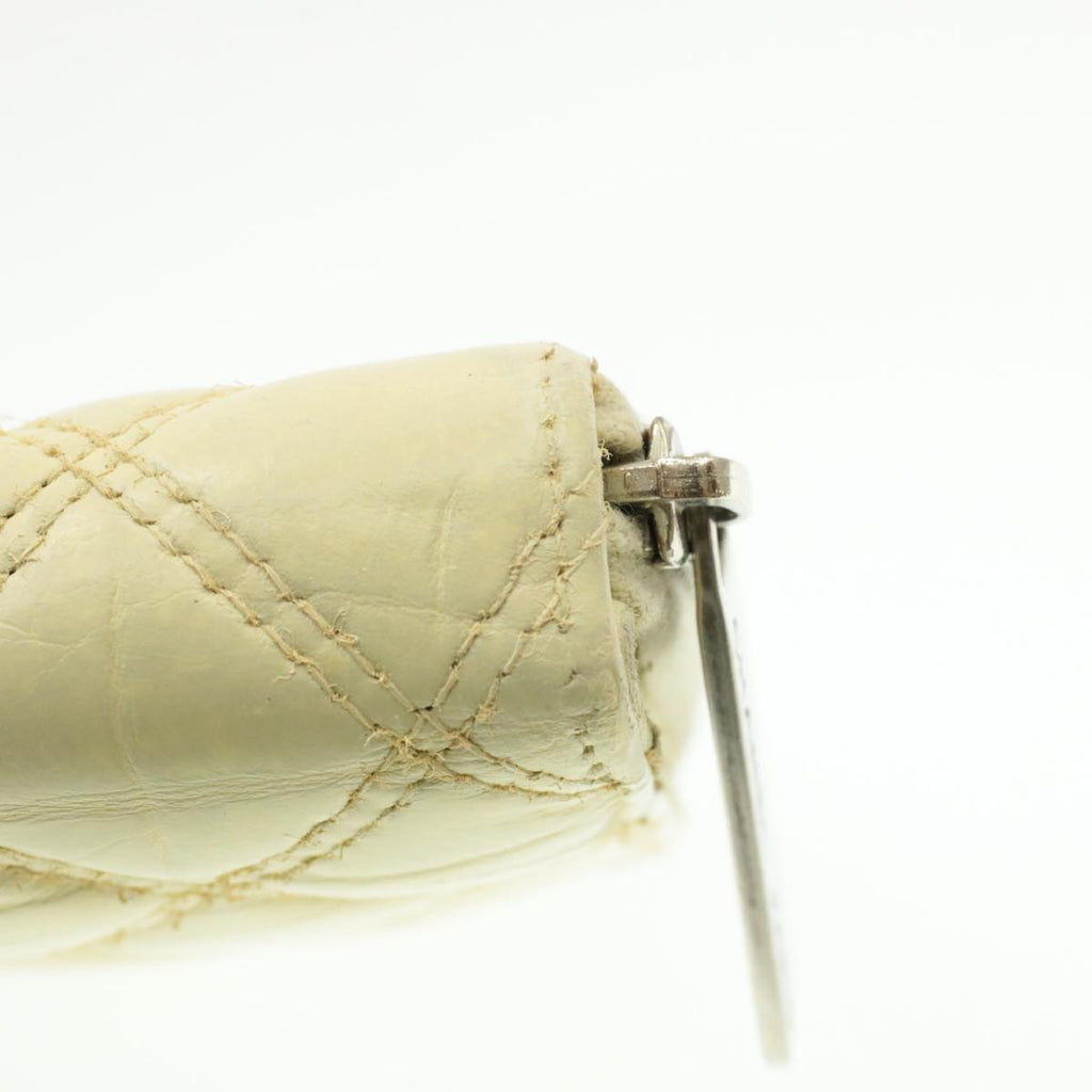 CHANEL Matelasse Zippy Long Wallet Beige CC  cr619
