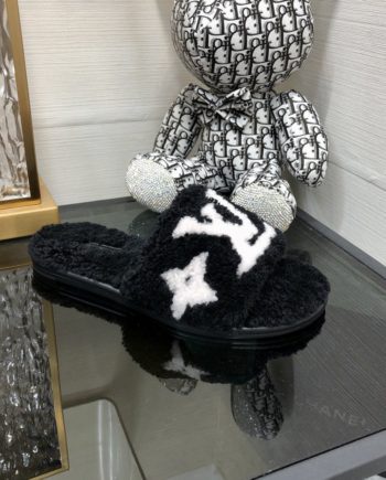 louis vuitton Women's Magnetic Flat Mule Black For Women LV